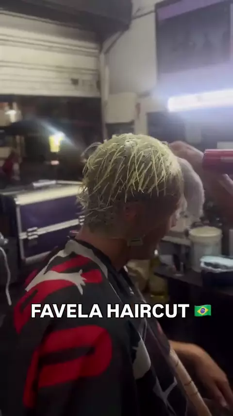 Haircut at the barbershop
